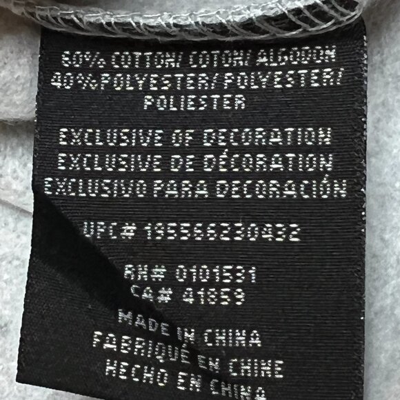 Star Wars The Mandalorian Grogu Hoodie Sweatshirt Mens Large Gray New Baby Yoda‎ - Picture 3 of 10